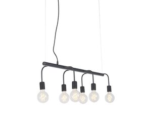 Qazqa Hanglamp Facile 6 lichts Qazqa Hanglamp Facile 6 lichts