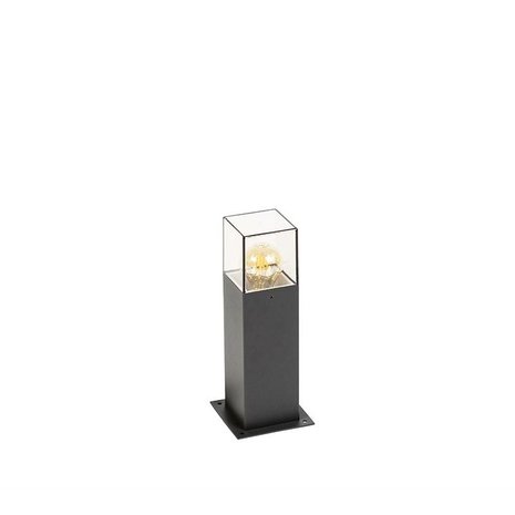 Buitenlamp Cube staand grijs klein Buitenlamp Cube staand grijs klein
