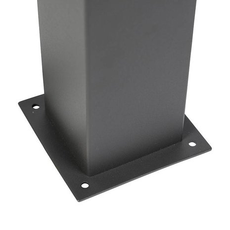 Buitenlamp Cube staand grijs klein Buitenlamp Cube staand grijs klein