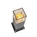 Lamponline Buitenlamp Cube staand grijs klein Lamponline Buitenlamp Cube staand grijs klein