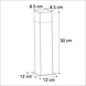Lamponline Buitenlamp Cube staand grijs klein Lamponline Buitenlamp Cube staand grijs klein