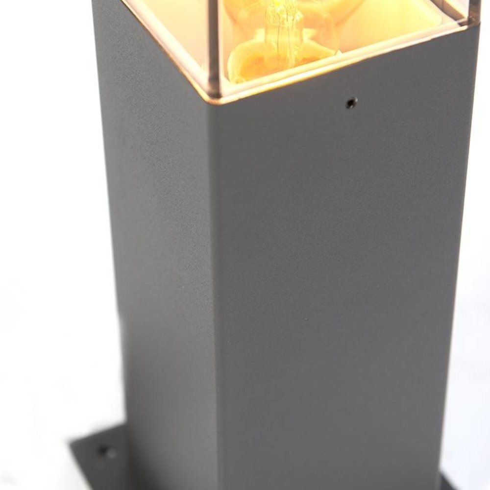Buitenlamp Cube staand grijs klein Buitenlamp Cube staand grijs klein