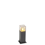 Buitenlamp Cube staand grijs klein Buitenlamp Cube staand grijs klein