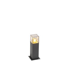 Buitenlamp Cube staand grijs klein Buitenlamp Cube staand grijs klein