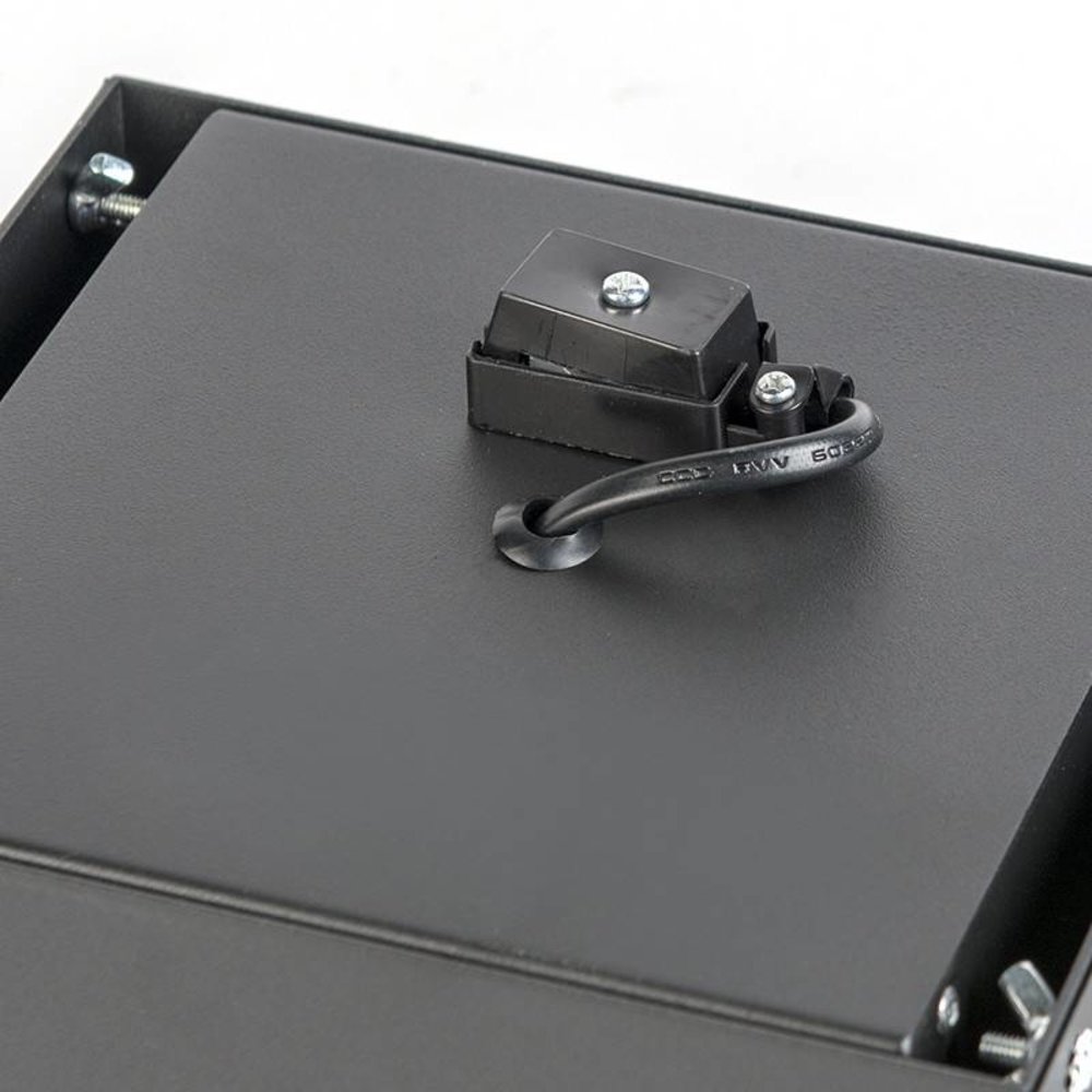 Inbouwspot Bado 1 lichts AR111 zwart Trimless