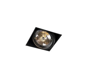 Inbouwspot Bado 1 lichts AR111 zwart Trimless Inbouwspot Bado 1 lichts AR111 zwart Trimless