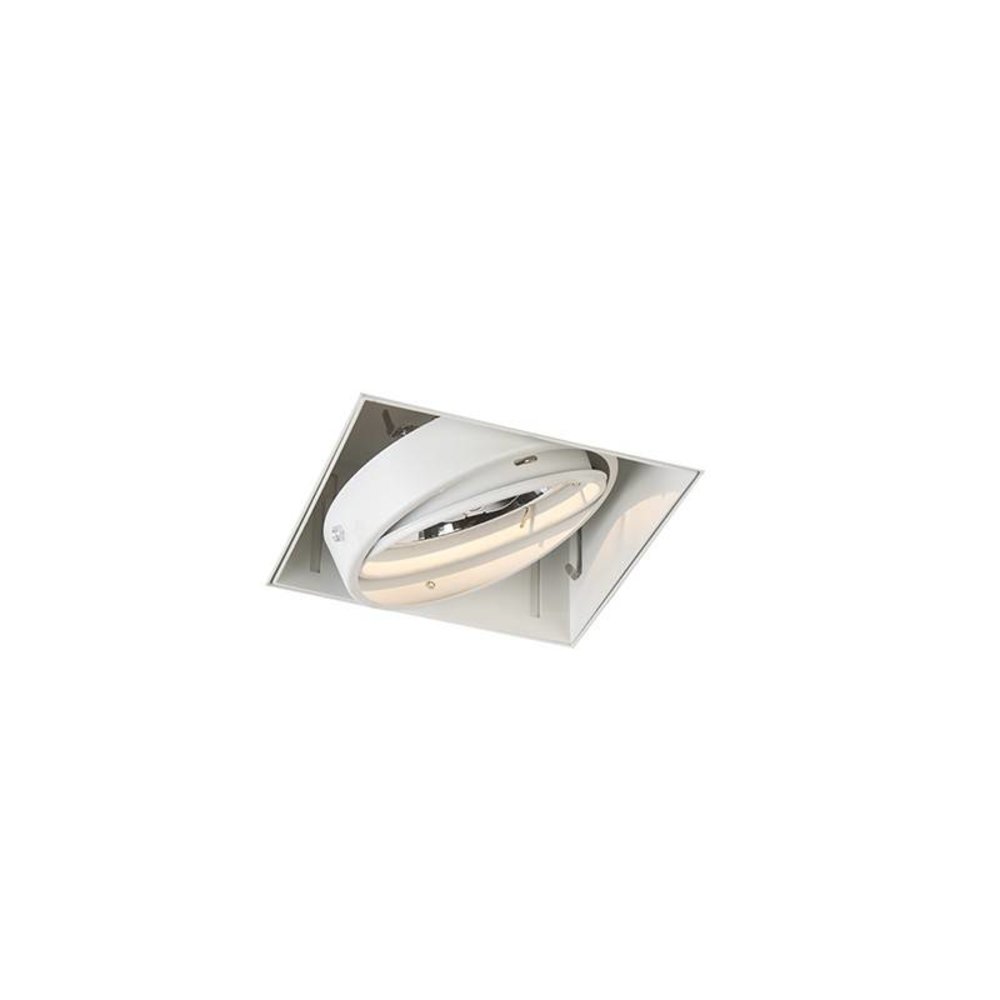 Lamponline Inbouwspot Bado 1 lichts AR111 wit Trimless