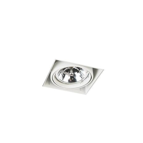 Lamponline Inbouwspot Bado 1 lichts AR111 wit Trimless
