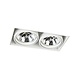 Lamponline Inbouwspot Bado 2 lichts AR111 wit Trimless Lamponline Inbouwspot Bado 2 lichts AR111 wit Trimless