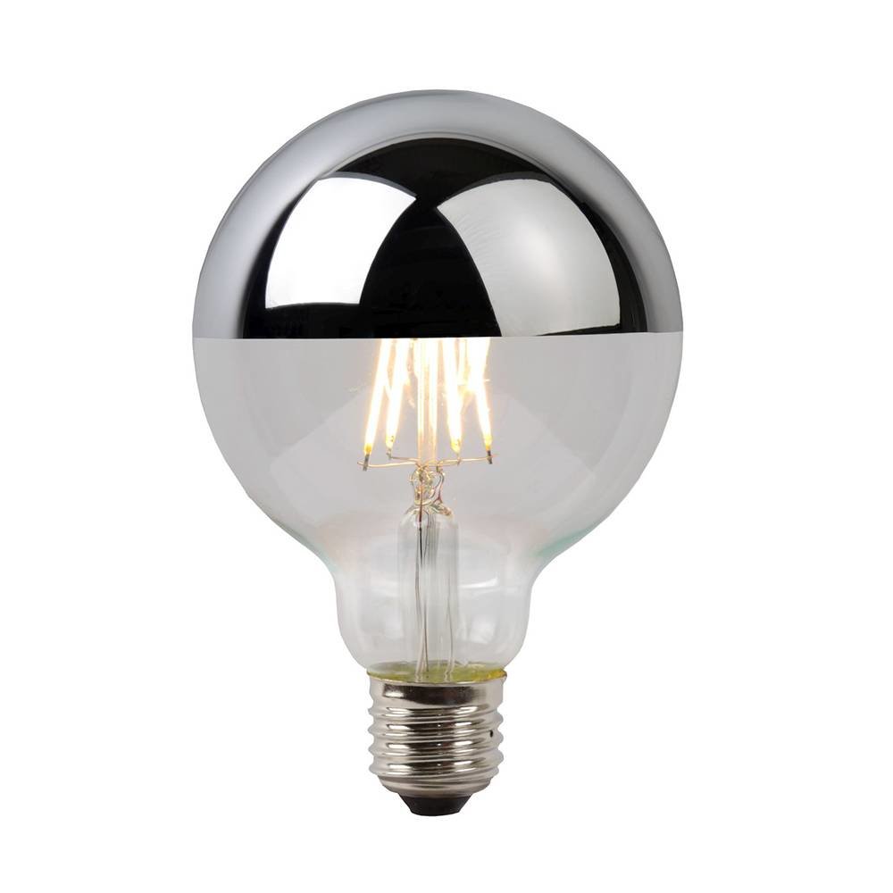 Calex Lamp Kopspiegel G95 LED 3.5W dimbaar 2300K 250LM chroom