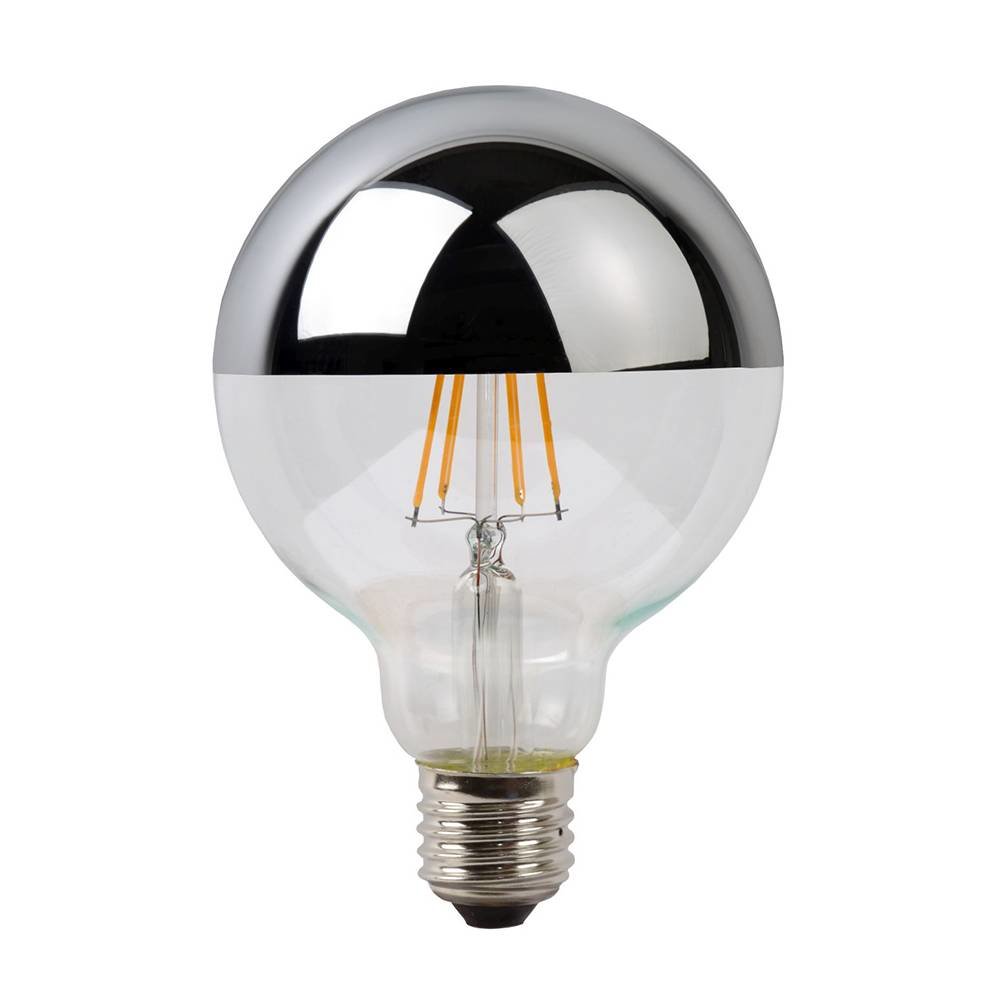 Calex Lamp Kopspiegel G95 LED 3.5W dimbaar 2300K 250LM chroom