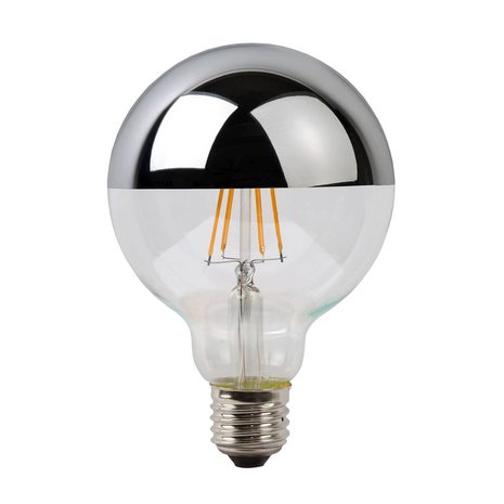 Calex Lamp Kopspiegel G95 LED 3.5W dimbaar 2300K 250LM chroom