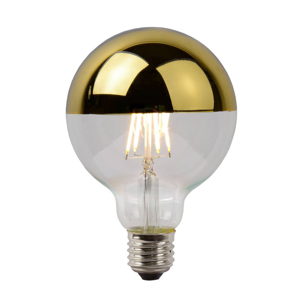 risico zonde onszelf Lamp Kopspiegel LED 6,5W Filament Dimbaar 2700K 600LM Goud - Lamponline.nl