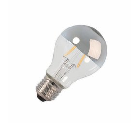 Calex LED E27 lamp 4 Watt kopspiegel chroom filament Calex LED E27 lamp 4 Watt kopspiegel chroom filament