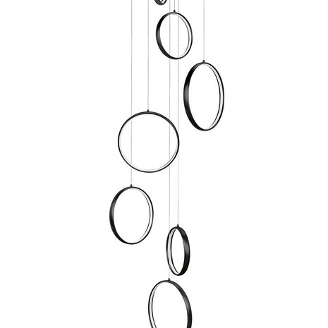 Highlight Hanglamp Olympia zwart groot Highlight Hanglamp Olympia zwart groot