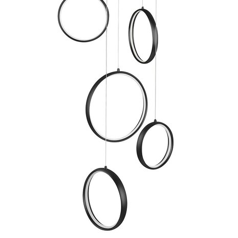 Highlight Hanglamp Olympia zwart groot Highlight Hanglamp Olympia zwart groot