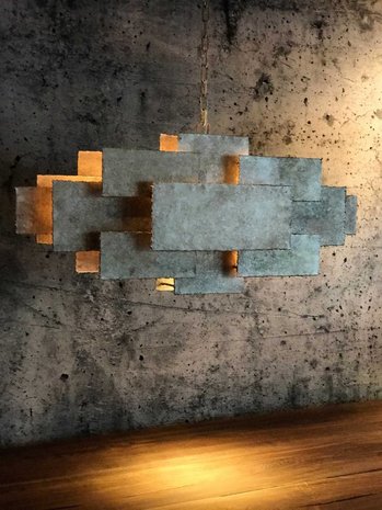 Leclercq en Bouwman Hanglamp Beluga oud zilver Leclercq en Bouwman Hanglamp Beluga oud zilver