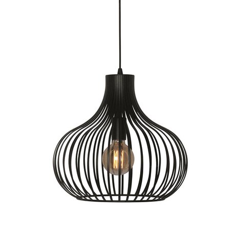 Freelight Hanglamp Aglio 38 cm zwart Freelight Hanglamp Aglio 38 cm zwart