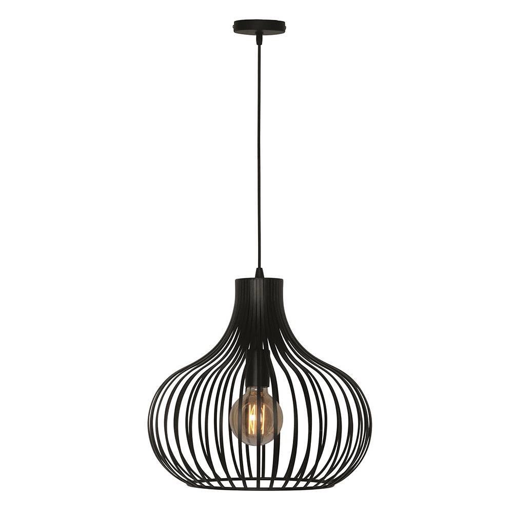 Freelight Hanglamp Aglio 38 cm zwart Freelight Hanglamp Aglio 38 cm zwart