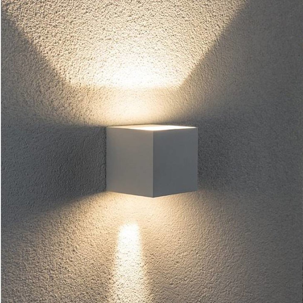 Highlight Wandlamp Square wit verstelbare bundel Highlight Wandlamp Square wit verstelbare bundel