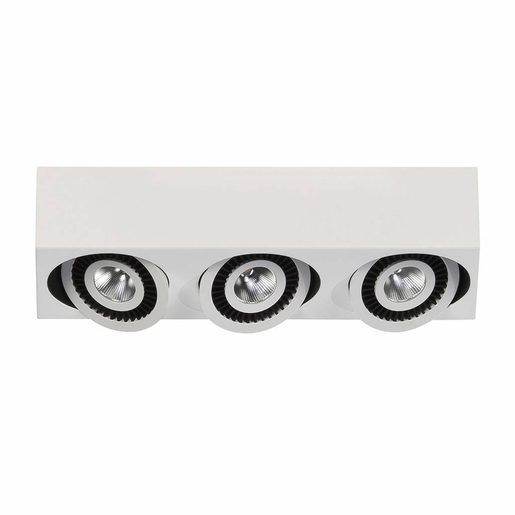 Spot Box Wit Led 3 Lichts