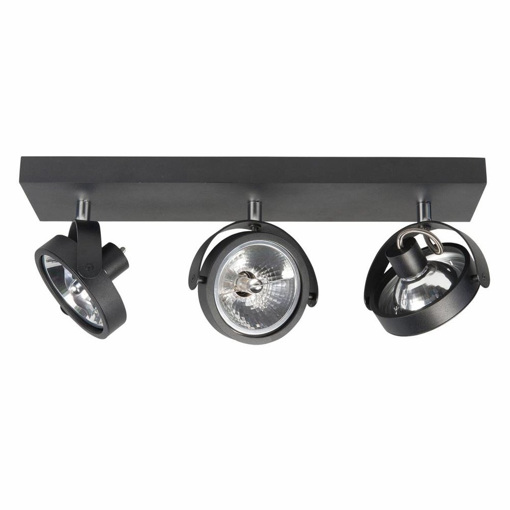 Highlight Spot Malta 3 lichts zwart Highlight Spot Malta 3 lichts zwart