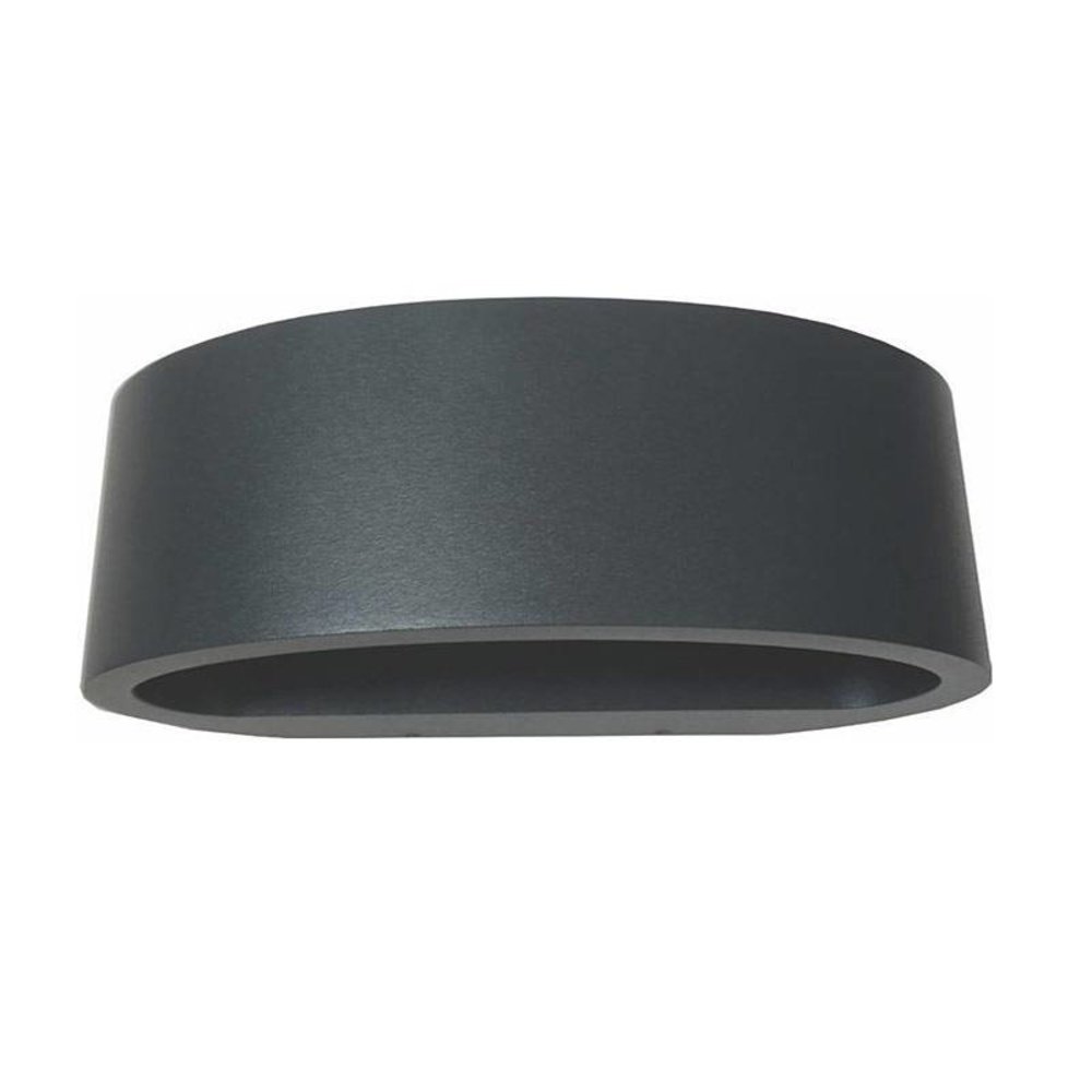 Artdelight Wandlamp Sharp antraciet Artdelight Wandlamp Sharp antraciet