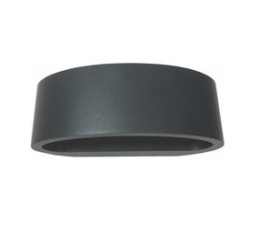 Artdelight Wandlamp Sharp antraciet Artdelight Wandlamp Sharp antraciet