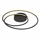 Freelight Plafondlamp Ophelia zwart rond Freelight Plafondlamp Ophelia zwart rond