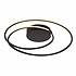 Plafondlamp Ophelia zwart rond Plafondlamp Ophelia zwart rond