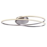 Freelight Plafondlamp Ophelia mat chroom ovaal klein Freelight Plafondlamp Ophelia mat chroom ovaal klein