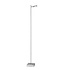 Vloerlamp Block mat chroom 1 lichts Vloerlamp Block mat chroom 1 lichts