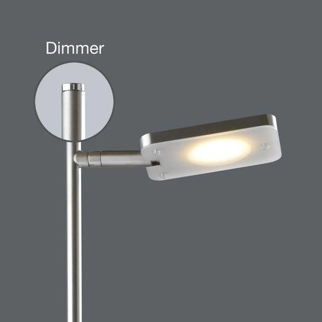 Freelight Vloerlamp Block mat chroom 2 lichts Freelight Vloerlamp Block mat chroom 2 lichts