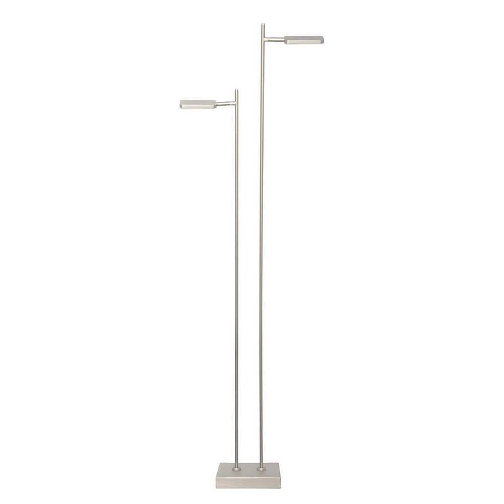 Freelight Vloerlamp Block mat chroom 2 lichts Freelight Vloerlamp Block mat chroom 2 lichts