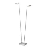 Freelight Vloerlamp Block mat chroom 2 lichts Freelight Vloerlamp Block mat chroom 2 lichts