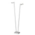 Vloerlamp Block mat chroom 2 lichts Vloerlamp Block mat chroom 2 lichts
