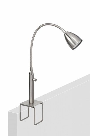 Highlight Klemlamp Malmö mat chroom