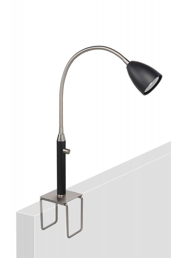 Klemlamp zwart Highlight K3028.01 - Lamponline.nl