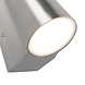 Qazqa Buitenlamp Uma mat chroom dag nacht sensor Qazqa Buitenlamp Uma mat chroom dag nacht sensor