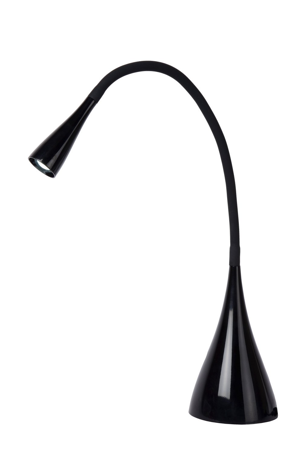 Lucide ZOZY Bureaulamp-Zwart-LED Dimb.-4W-3000K-Plasti.