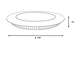 Lucide BRICE-LED Inbouw Dimbaar 11W Rond D18cm IP40 Wit Lucide BRICE-LED Inbouw Dimbaar 11W Rond D18cm IP40 Wit