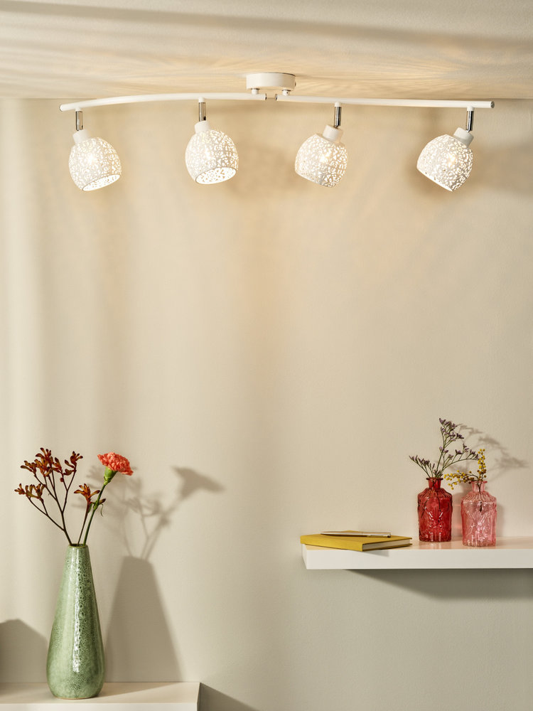 Lucide TAHAR - Plafondspot - 4xG9 - Wit Lucide TAHAR - Plafondspot - 4xG9 - Wit