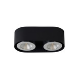 Lucide RADUS Plafondlicht LED 2x5W 450LM 3000K Zwart Lucide RADUS Plafondlicht LED 2x5W 450LM 3000K Zwart