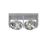 Lucide ZETT-LED Spot 2xAR111 12W 600LM 2700K Alu Lucide ZETT-LED Spot 2xAR111 12W 600LM 2700K Alu