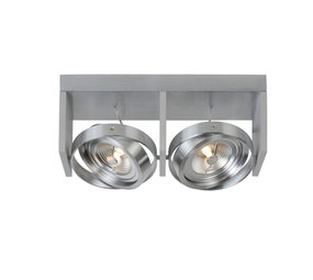 Lucide ZETT-LED Spot 2xAR111 12W 600LM 2700K Alu Lucide ZETT-LED Spot 2xAR111 12W 600LM 2700K Alu
