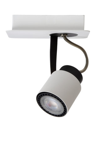 Lucide DICA LED Plafondspot-Wit-LED Dimb.-1xGU10-5W-3000K Lucide DICA LED Plafondspot-Wit-LED Dimb.-1xGU10-5W-3000K
