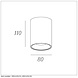 Lucide BENTOO-LED - Plafondspot - Ø 8 cm - LED Dimb. - GU10 - 1x5W 3000K - Grijs Lucide BENTOO-LED - Plafondspot - Ø 8 cm - LED Dimb. - GU10 - 1x5W 3000K - Grijs