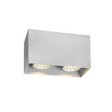 Lucide BODI - Plafondspot - 2xGU10 - Mat chroom