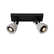Lucide CONCRI-LED - Plafondspot - LED Dimb. - GU10 - 2x5W 3000K - Zwart Lucide CONCRI-LED - Plafondspot - LED Dimb. - GU10 - 2x5W 3000K - Zwart