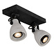 Lucide CONCRI-LED - Plafondspot - LED Dimb. - GU10 - 2x5W 3000K - Zwart Lucide CONCRI-LED - Plafondspot - LED Dimb. - GU10 - 2x5W 3000K - Zwart
